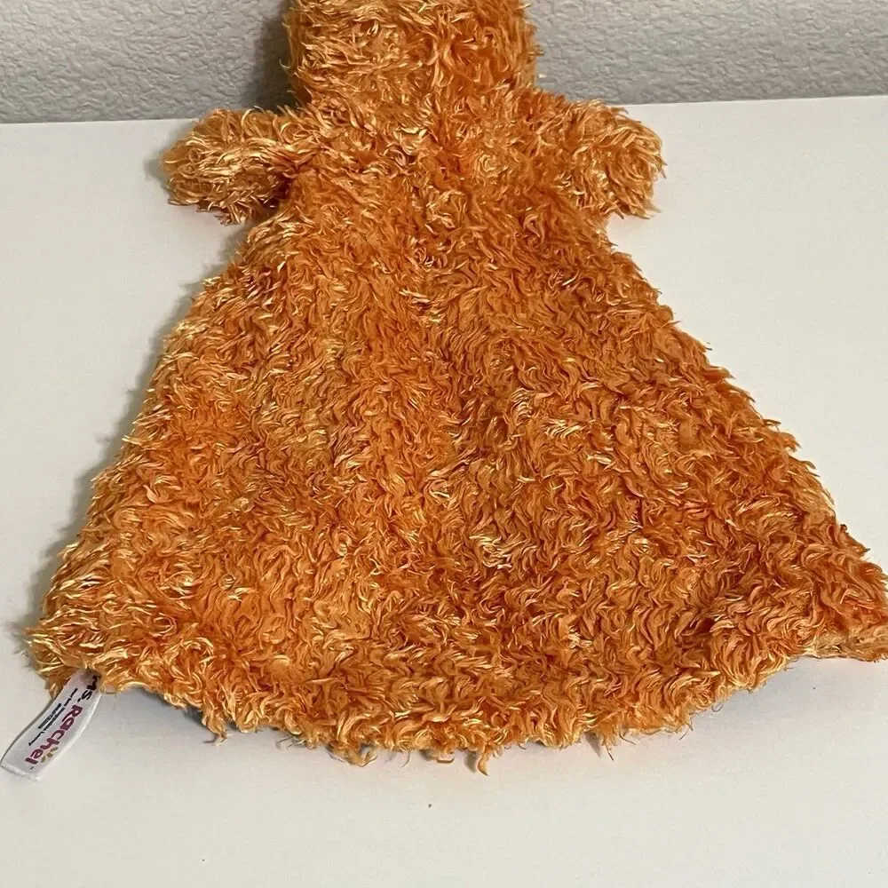 Ms. Rachel Herbie Huggable Lovey Security Blanket Lovie Orange Banana Lining